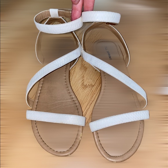 White Call it spring sandals - Picture 3 of 5